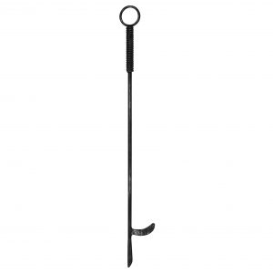 Steel Poker with lateral hook