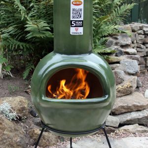 Large Green AFC-Chimalin Chimenea