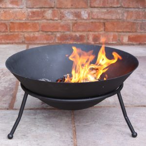 Medium cast-iron fire bowl