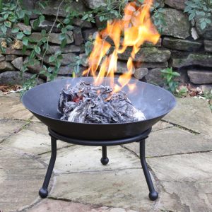 Small cast iron fire bowl