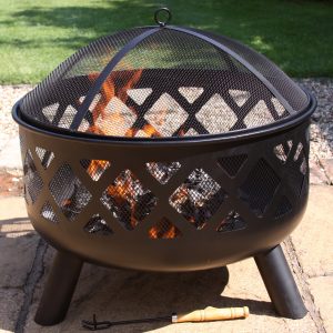 Deep-drawn fire bowl