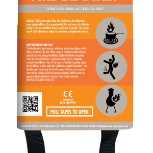 Medium square fire blanket