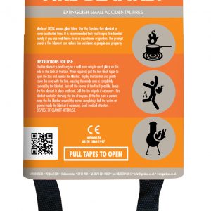 Large rectangular fire blanket