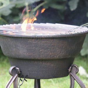 small cast iron fire pit